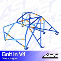   Bukóketrec Ford Escort (Mk1) 2 ajtós kupé – csavarozható (bolt-in), V4