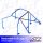 Roll Cage FORD Fiesta (Mk3) (GFJ) 3-doors Hatchback REMOVABLE FULL CAGE V2