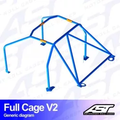   Bukóketrec Mazda RX-8 (SE3P) 4 ajtós kupé – teljes ketrec, V2