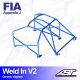 Roll Cage PEUGEOT 306 (Phase 1/2) 3-doors Hatchback WELD IN V2