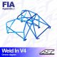 Roll Cage NISSAN GTR (R35) 2-doors Coupe WELD IN V4