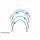 Audi A3 2.0 T FSI 2004- Brake Lines-Colour Black Colour Purple Colour Orange Colour Clear Colour Green Colour Blue - Transparent Colour Red - Transparent Colour Blue - Solid Colour Red - Solid