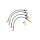 Audi A4 (B9 Chassis) 2.0 TFSI Brake Lines-Colour Black Colour Purple Colour Orange Colour Clear Colour Green Colour Blue - Transparent Colour Red - Transparent Colour Blue - Solid Colour Red - Solid Colour Yellow