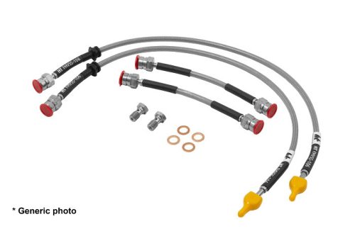 BMW E36 318Ti 1.9 Non ABS 1996 -2001 Brake Lines-Colour Black Colour Purple Colour Orange Colour Clear Colour Green Colour Blue - Transparent