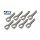 Carrillo Con. Rod Set Chevy 327> 7/16 Blt 6.200"