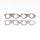 Exhaust Manifold Gasket Set Chevrolet Mark-IV; GM Gen-V/VI Big Block V8 .030" MLS , 2.250" Round Port Cometic C5251-030
