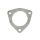 Exhaust flange connector 51mm 3 bolts