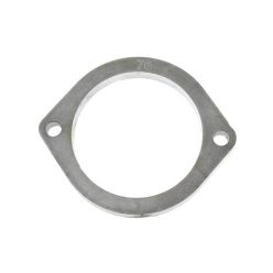 Exhaust flange connector 76mm 2 bolts