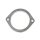 Exhaust flange connector 76mm 2 bolts