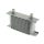 TurboWorks Oil Cooler Slim Line 13-rows 140x100x50 AN8 Silver