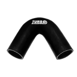 Szilikoncső 135 Fokos Könyök TurboWorks 12mm, Fekete