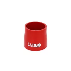 Szilikoncső Egyenes Szűkítő TurboWorks 89-102mm, Piros