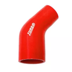 Szilikoncső 45 Fokos Szűkítő TurboWorks 51-67mm, Piros