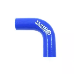 Szilikoncső 90 fokos Könyök XL TurboWorks 80mm, Kék