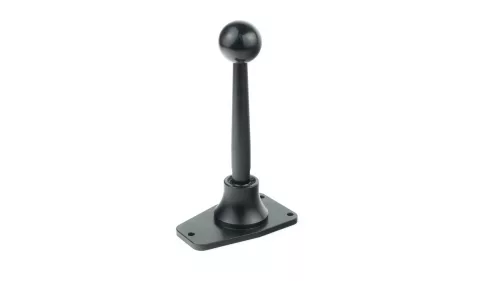 Adjustable short shifter BMW E81/E82/E87/E88 E90/E91/E92/E93 - mounting to the body (knob: black - round)