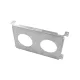Cooling Plate TurboWorks for 13 rows Race Oil Cooler and 4 inch fan Dual