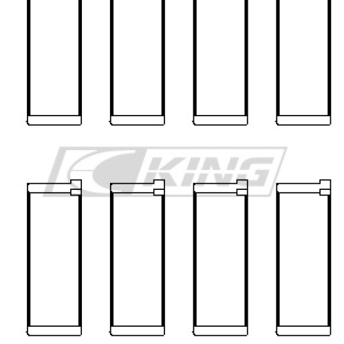 King Conrod Bearing Shell LANCIA HF INTEGRALE 2.0L 8V/16V