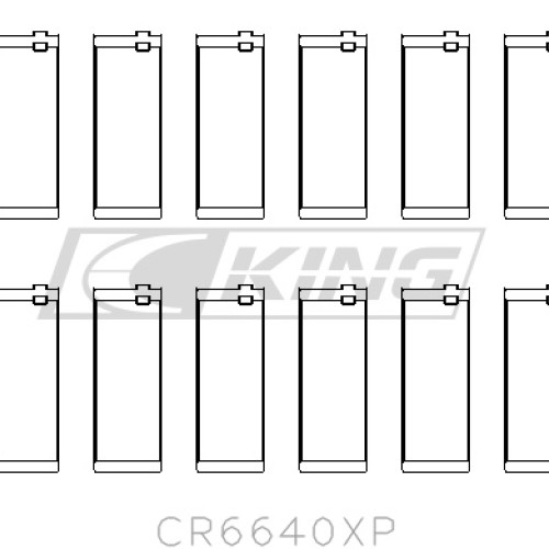 King Conrod Bearing Shell BMW M20, M50 2.0L, 2.5L, 2.7L