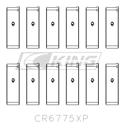 King Conrod Bearing Shell NISSAN VQ35DE, VQ35HR