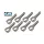 Carrillo Con. Rod Set Chevy /Stl QD42< 3/8 Blt 6.000"