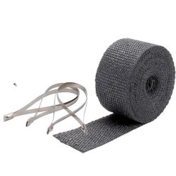 DEI Pipe Wrap & Locking Tie 5cm x 7,5m Kit Black