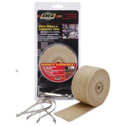 DEI Pipe Wrap & Locking Tie Kit 5cm x 7,5m Tan