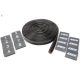 DEI Protect-A-Wire 1cm x 30cm Black Silicone - Bulk per foot