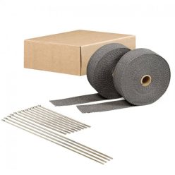   DEI Exhaust Wrap Titanium Kit 50mm x 15m Titanium black 2pcs + locking ties