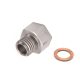 Pressure and oil temp sensor adapter TurboWorks 1/8 NPT for M12x1,5