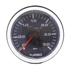   DEPO RACING CSM 52mm - Turbónyomásmérő óra (Mechanikus,  0 - 3 BAR)