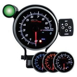   DEPO RACING PK DUAL 95mm - Fordulatszámmérő óra (10000rpm)