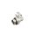 Brass Fitting for air-hose 6/4mm - 1/4" external - angle