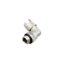   Brass Fitting for air-hose 6/4mm - 1/4" external - angle