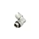 Brass Fitting for air-hose 6/4mm - 1/4" external - angle