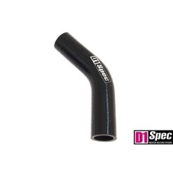 Silicone elbow D1Spec Black 45deg 28mm