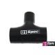 T Piece hose BlowOff D1Spec Black 76mm / 9mm