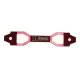 Car Battery Tie Down D1Spec 17cm red