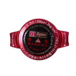 D1Spec Radiator cap 15mm 1.3 Bar Red