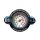 D1Spec Radiator cap with thermometer 28mm 1.3 Bar Blue