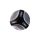 Aluminum oil cap Mitsubishi Black