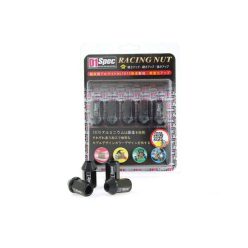 Forged wheel lug nuts D1Spec Alu 12x1,25 black