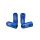 Forged wheel lug nuts D1Spec HEX Alu 1,5 blue