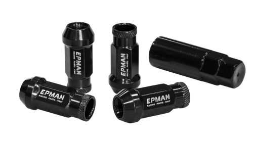 Wheel lug nuts Epman JDM M12x1,5 Black