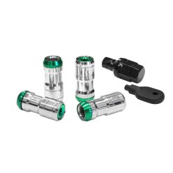 Wheel lug nut JDM Performance M12x1,5 Green Locking