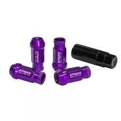 Wheel lug nuts Epman JDM M12x1,25 Purple