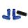 Wheel lug nuts SLIDE JDM M12x1,25 Blue