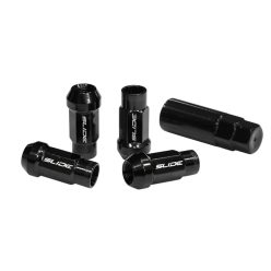 Wheel lug nuts SLIDE JDM M12x1,25 Black
