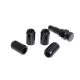 Wheel lug nut M12x1,25 L:32mm Black