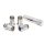 Forged wheel lug nuts D1Spec Stal 12x1,25 Silver/Titanium