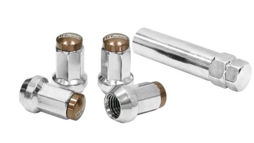 Forged wheel lug nuts D1Spec Stal 12x1,25 Silver/Titanium
